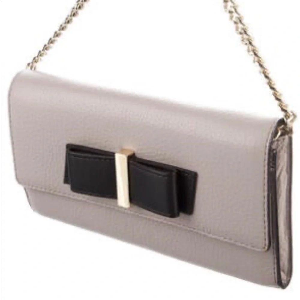 Kate Spade Leather Wristlet/ Wallet with Chain